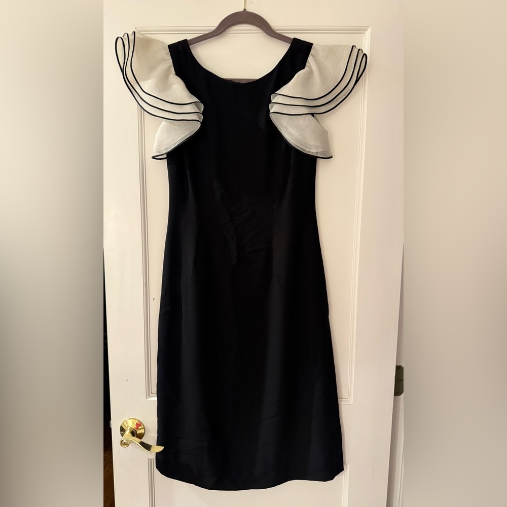 Vintage 1970s Estevez Elegant Cocktail Dress size 8